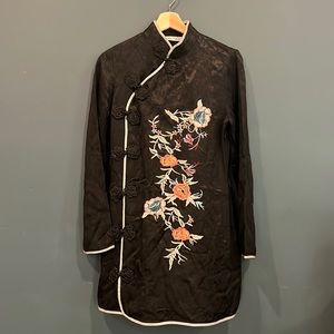 Zara Silk Kimono Dress